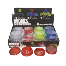Buddies - Medium 4 Piece Acrylic Grinder