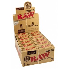 RAW Classic King Size 5m Rolls 24 per Box