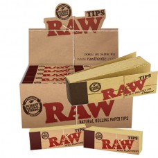 RAW Original Regular Standard Rolling Tips - Box of 50