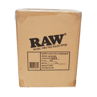 Raw Classic Connoisseur King Size Slim Rolling Papers & Tips - FULL CASE