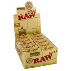 Raw Organic Hemp Rolls 5m Slim