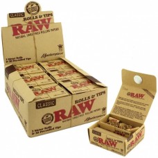 Raw Masterpiece Classic King Size Rolls & Prerolled Tips