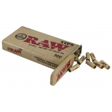Raw Prerolled Tips in Metal Case